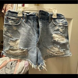 Jean shorts, worn once